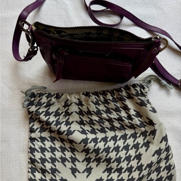 L.A.M.B. Purple Embossed Crossbody Bag - Picture 4 of 6